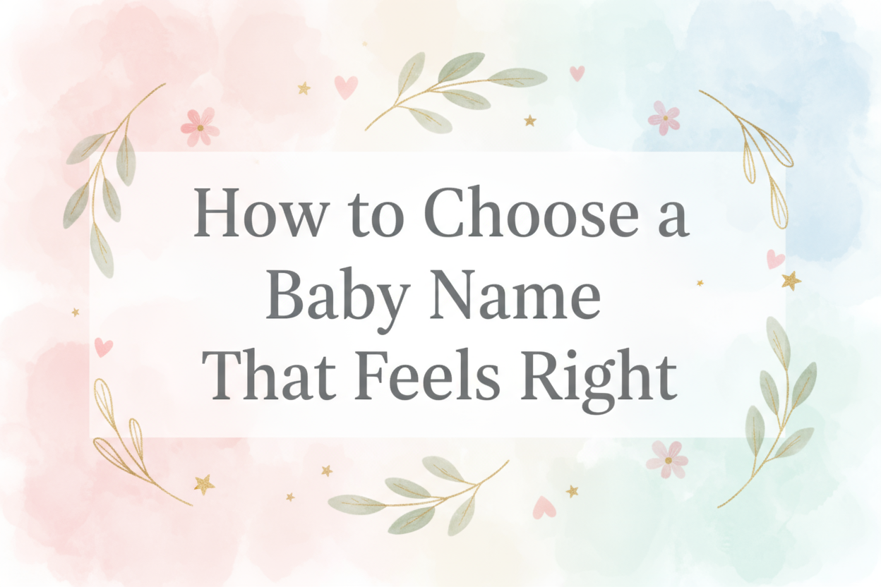How to Choose a Baby Name That Feels Right – 5 Heartfelt Tips for Parents