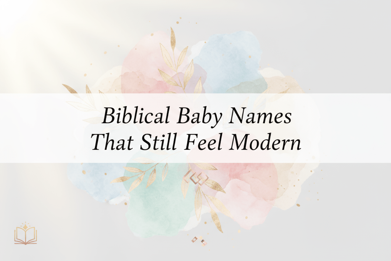 Biblical Baby Names That Still Feel Modern: Meaningful & Timeless Choices - Oli Prik Copenhagen