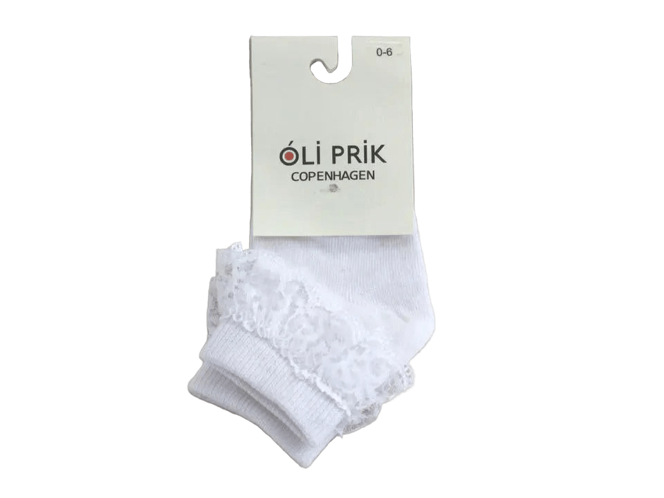 Baby Socks with Lace