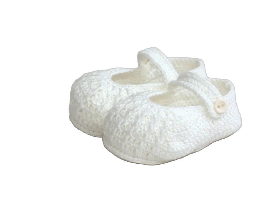 Christening Baby Booties 72W
