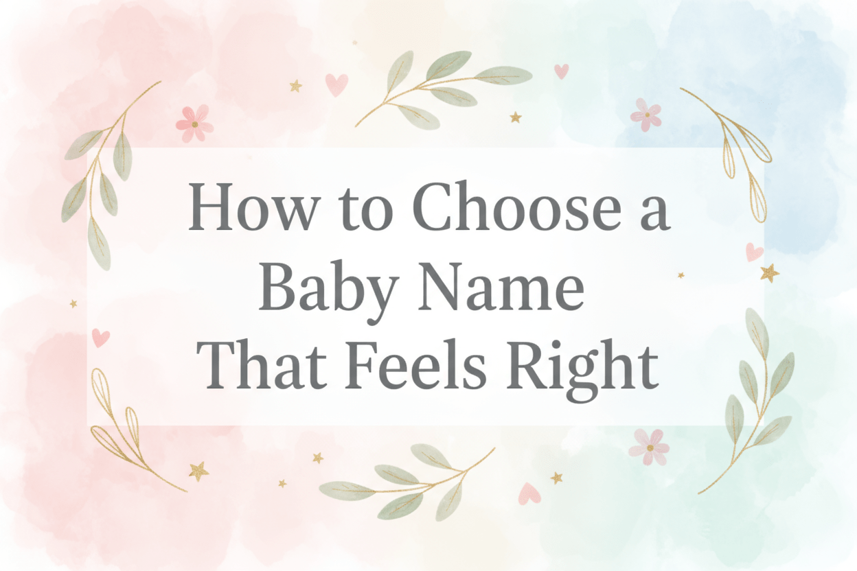 How to Choose a Baby Name That Feels Right – 5 Heartfelt Tips for Parents - Oli Prik Copenhagen
