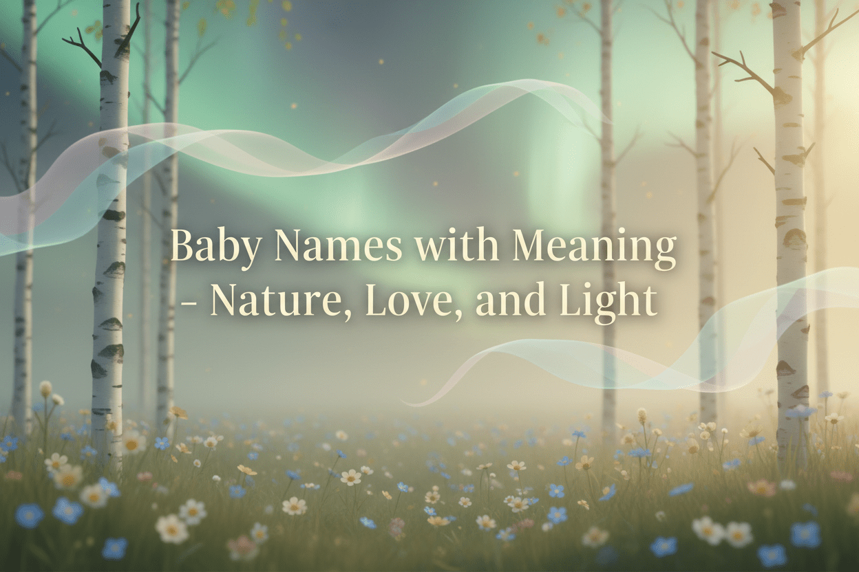 Baby Names with Meaning – Nature, Love, and Light - Oli Prik Copenhagen