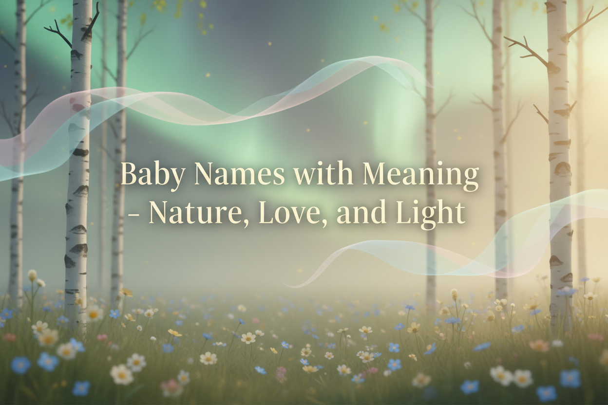Baby Names with Meaning – Nature, Love, and Light