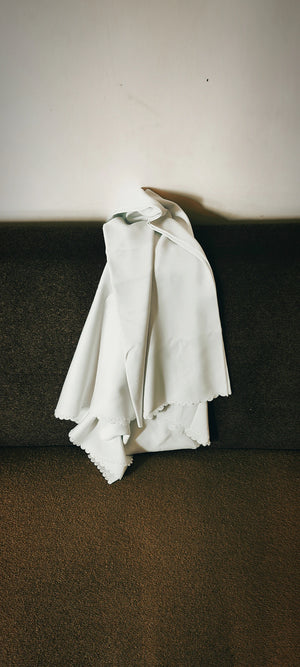 Elegant Christening Gowns Crafted from Mixed Fabrics - Oli Prik Copenhagen