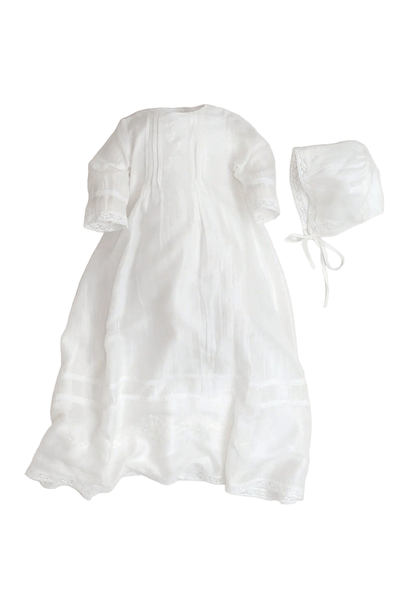 sachin and babi light blue dress Zelie baby girl dress & knickers main image 1
