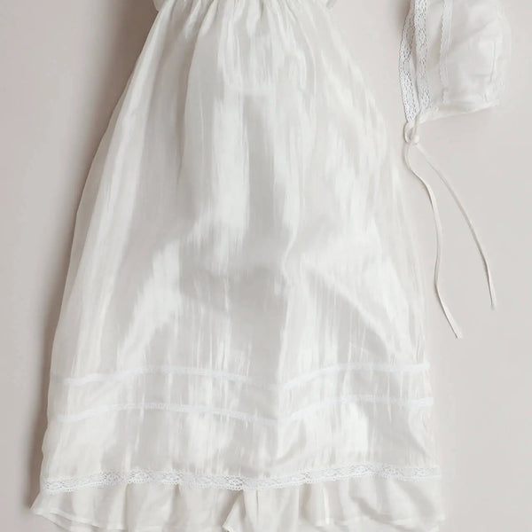 Plain discount christening gown